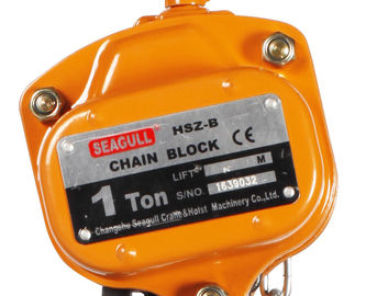 Hand Lifting Manual Chain Hoist With Alloy Steel , 1 / 1.5 Ton Load Capacity