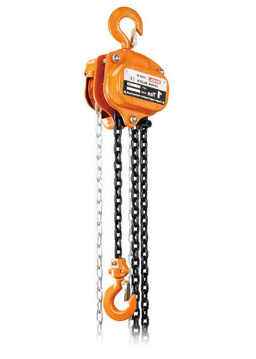 Hand Lifting Manual Chain Block Alloy Steel 1 / 1.5 Ton For Mining