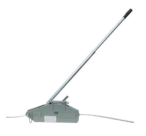 Aluminium Hand Winch 800kg-5400kg , wire rope pulling hoist, length 20 M, CE/GS certified